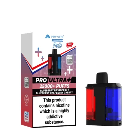 Hayati Pro Ultra Plus 25K Refill Pods Blueberry Raspberry Blueberry Raspberry Cherry