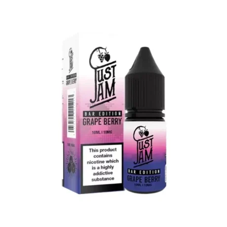 Just Jam Bar Edition Nic Salts 10ml Grape Berry