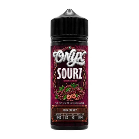 Onyx SourZ 100ml Shortfill E-Liquid Sour Cherry