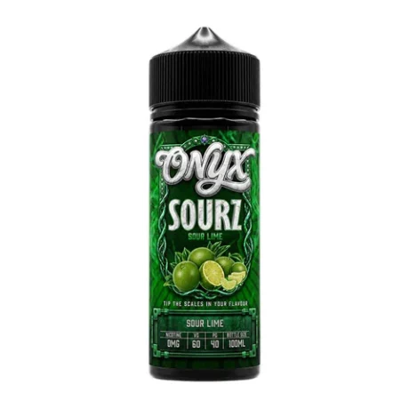 Onyx SourZ 100ml Shortfill E-Liquid Sour Lime