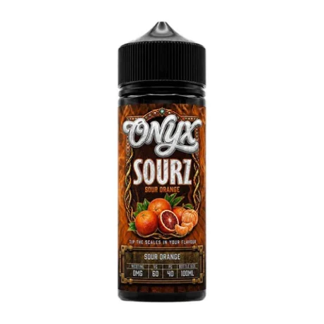 Onyx SourZ 100ml Shortfill E-Liquid Sour Orange