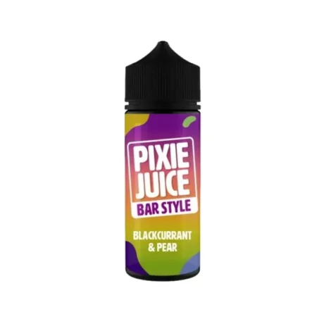 Pixie Juice Bar Style 100ml Shortfill E-Liquid Blackcurrant & Pear