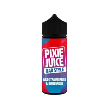Pixie Juice Bar Style 100ml Shortfill E-Liquid Wild Strawberries & Blueberries
