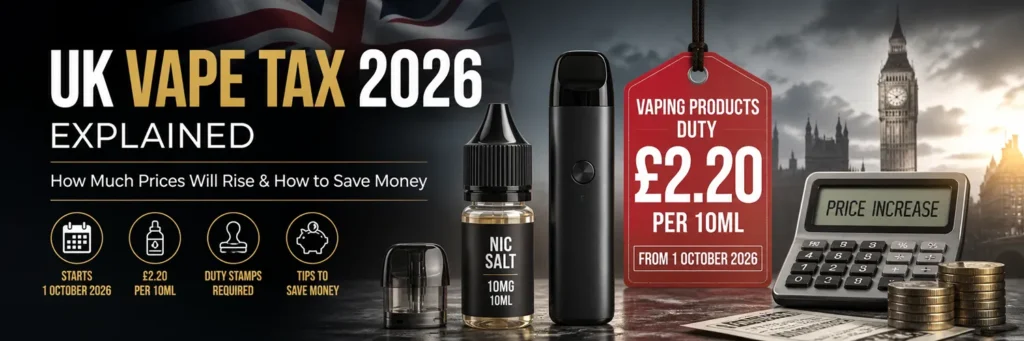 Vape Tax Duty 2026