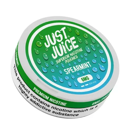 Just Juice Nicotine Pouches Spearmint 6mg