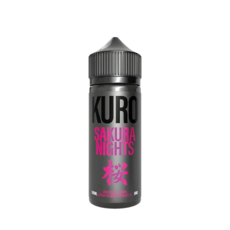 Kuro 100ml Shortfill E-Liquid Sakura Nights
