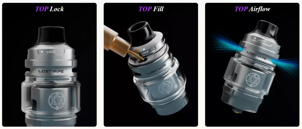 Lost Vape Thelema Q200 Pro Vape Kit Centaurus V2 Tank Lost Vape Thelema Q200 Pro Vape Kit Centaurus V2 Tank