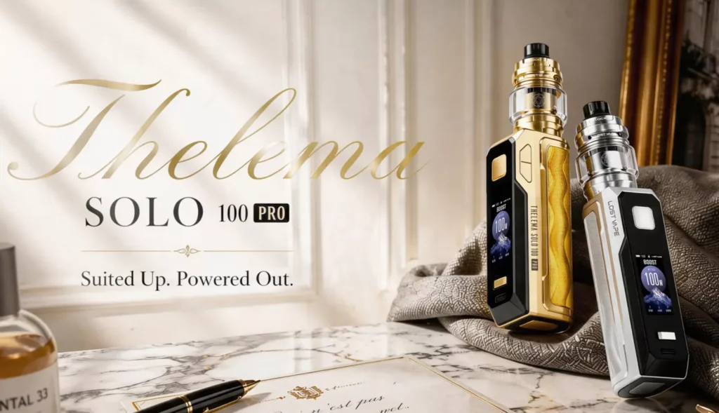 Lost Vape Thelema Solo 100 Pro Vape Kit Banner Lost Vape Thelema Solo 100 Pro Vape Kit Banner