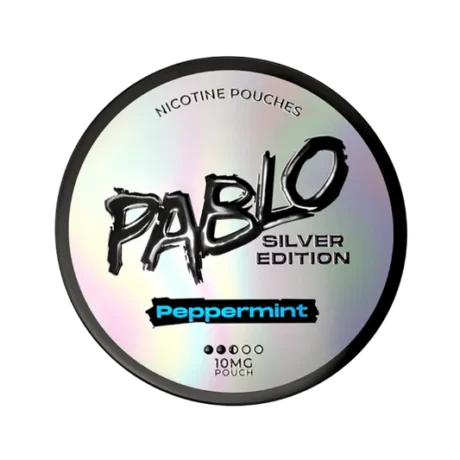 Pablo Silver Edition Nicotine Pouches 10mg Peppermint