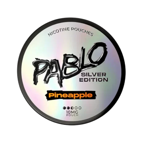 Pablo Silver Edition Nicotine Pouches 10mg Pineapple
