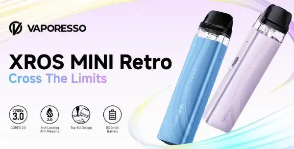 Vaporesso XROS Mini Retro Pod Kit Banner
