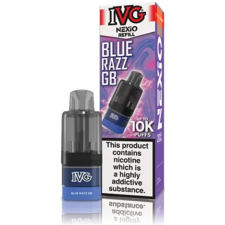 IVG Nexio 10K Prefilled Pods Blue Razz GB