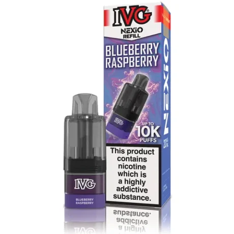 IVG Nexio 10K Prefilled Pods Blueberry Raspberry