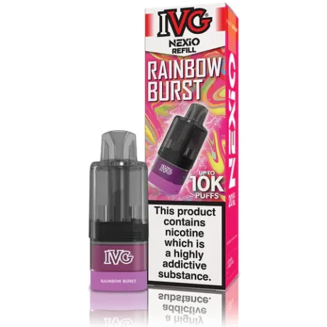IVG Nexio 10K Prefilled Pods Rainbow Burst
