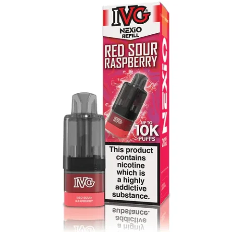 IVG Nexio 10K Prefilled Pods Red Sour Raspberry