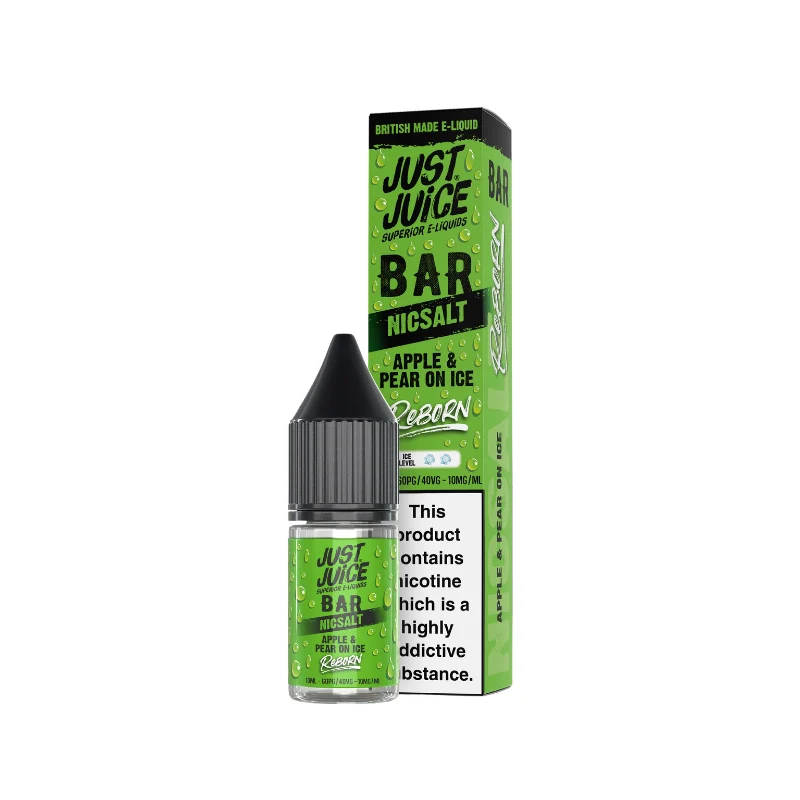 Just Juice Bar Reborn Nic Salt 10ml Apple & Pear On Ice