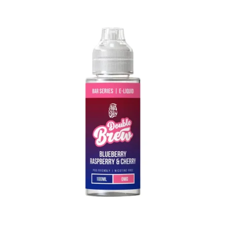 Ohm Brew Double Brew Bar Series Shortfills Blueberry Raspberry Cherry