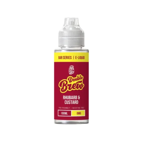 Ohm Brew Double Brew Bar Series Shortfills Rhubarb Custard