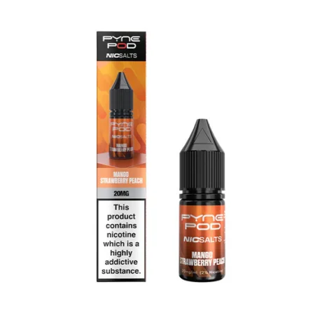 Pyne Pod Nic Salts 10ml Mango Strawberry Peach