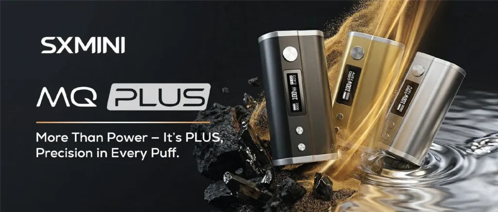 SXmini MQ Plus 100W Box Mod Banner