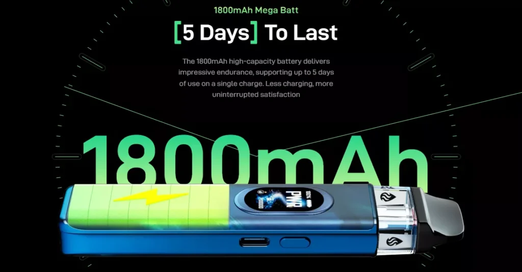 Vaporesso XROS 6 Pod Vape Kit Battery 1800mAh Vaporesso XROS 6 Pod Vape Kit Battery 1800mAh