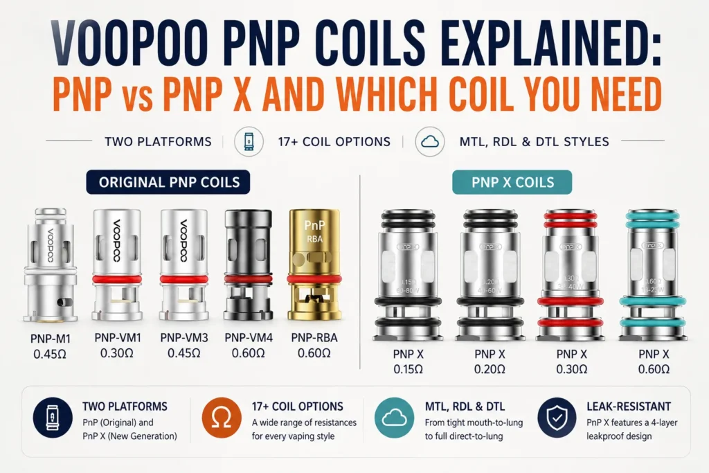 Voopoo PnP Coils Explained