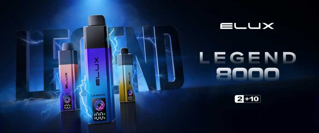 ELUX Legend 8000 Prefilled Pod Kit Banner