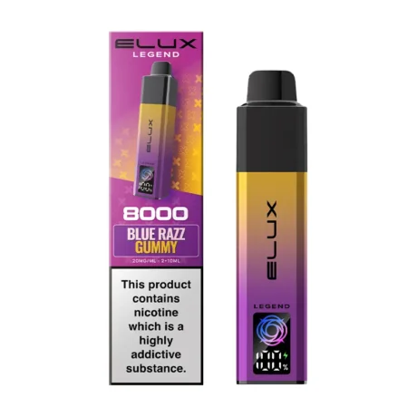 ELUX Legend 8000 Prefilled Pod Kit Blue Razz Gummy