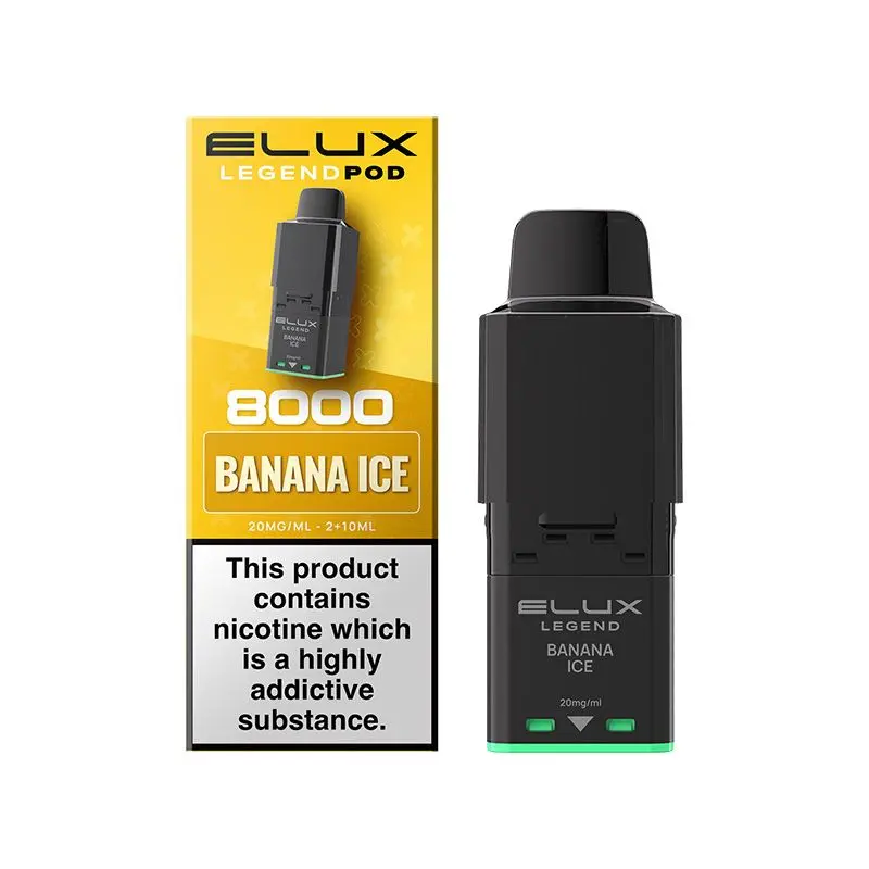 ELUX Legend 8000 Replacement Prefilled Pods Banana Ice