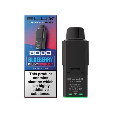 ELUX Legend 8000 Replacement Prefilled Pods Blueberry Cherry Cranberry