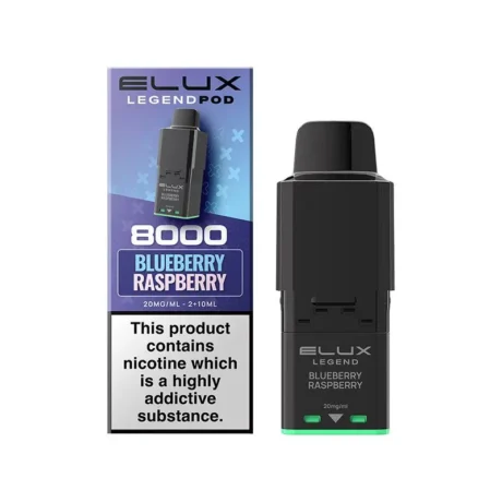 ELUX Legend 8000 Replacement Prefilled Pods Blueberry Raspberry