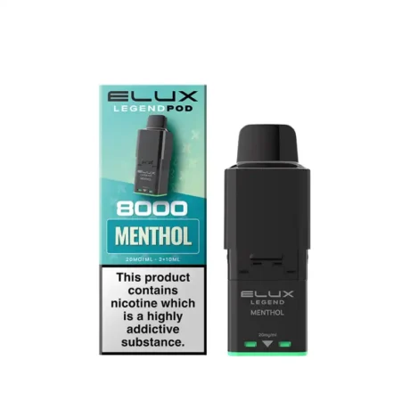 ELUX Legend 8000 Replacement Prefilled Pods Menthol