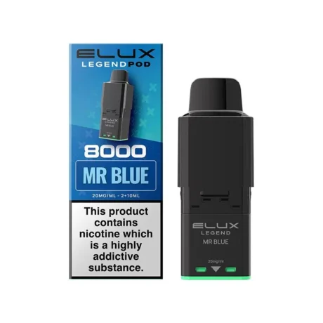 ELUX Legend 8000 Replacement Prefilled Pods Mr Blue