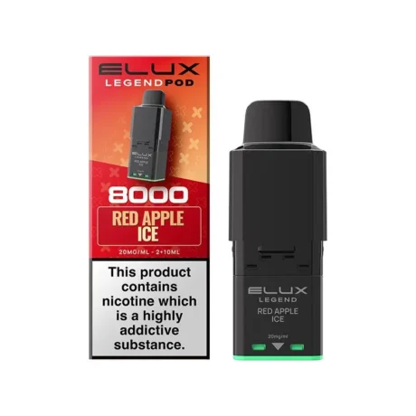 ELUX Legend 8000 Replacement Prefilled Pods Red Apple Ice