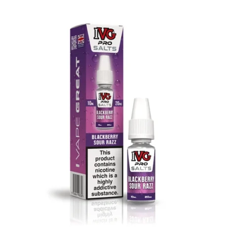 IVG Pro Salts Blackberry Sour Razz 10ml
