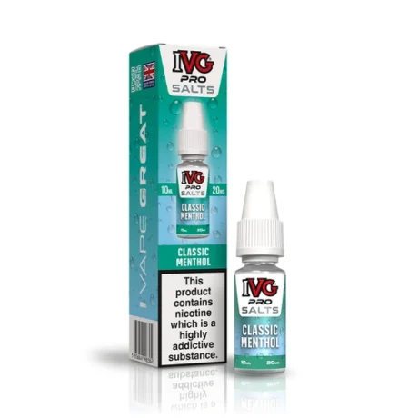 IVG Pro Salts Classic Menthol 10ml