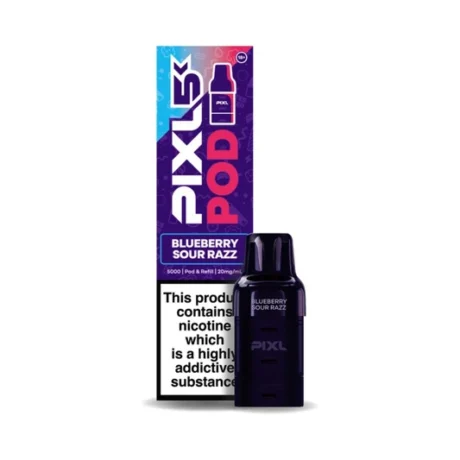 PIXL 5K Replacement Prefilled Pods Blueberry Sour Razz