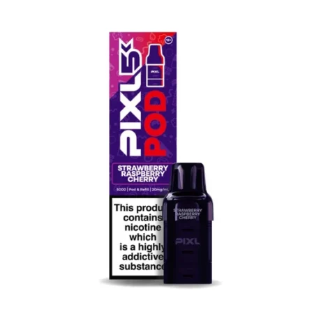 PIXL 5K Replacement Prefilled Pods Strawberry Raspberry Cherry