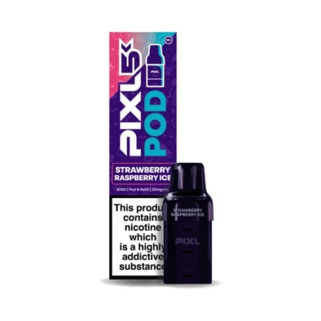 PIXL 5K Replacement Prefilled Pods Strawberry Raspberry Ice
