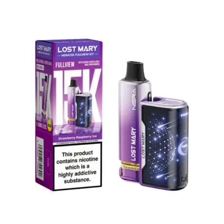 Lost Mary Nera 15K Prefilled Pod Kit Strawberry Raspberry Ice