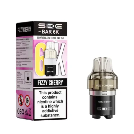SKE Bar 6K Replacement Prefilled Pods Fizzy Cherry