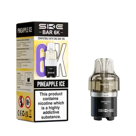 SKE Bar 6K Replacement Prefilled Pods Pineapple Ice
