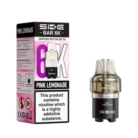 SKE Bar 6K Replacement Prefilled Pods Pink Lemonade