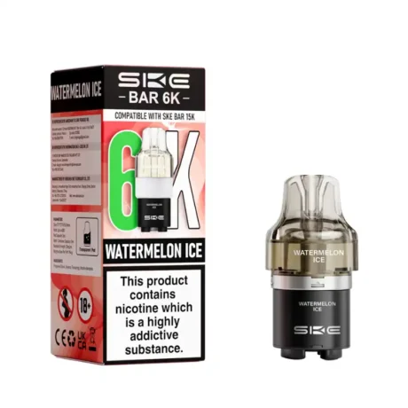 SKE Bar 6K Replacement Prefilled Pods Watermelon Ice