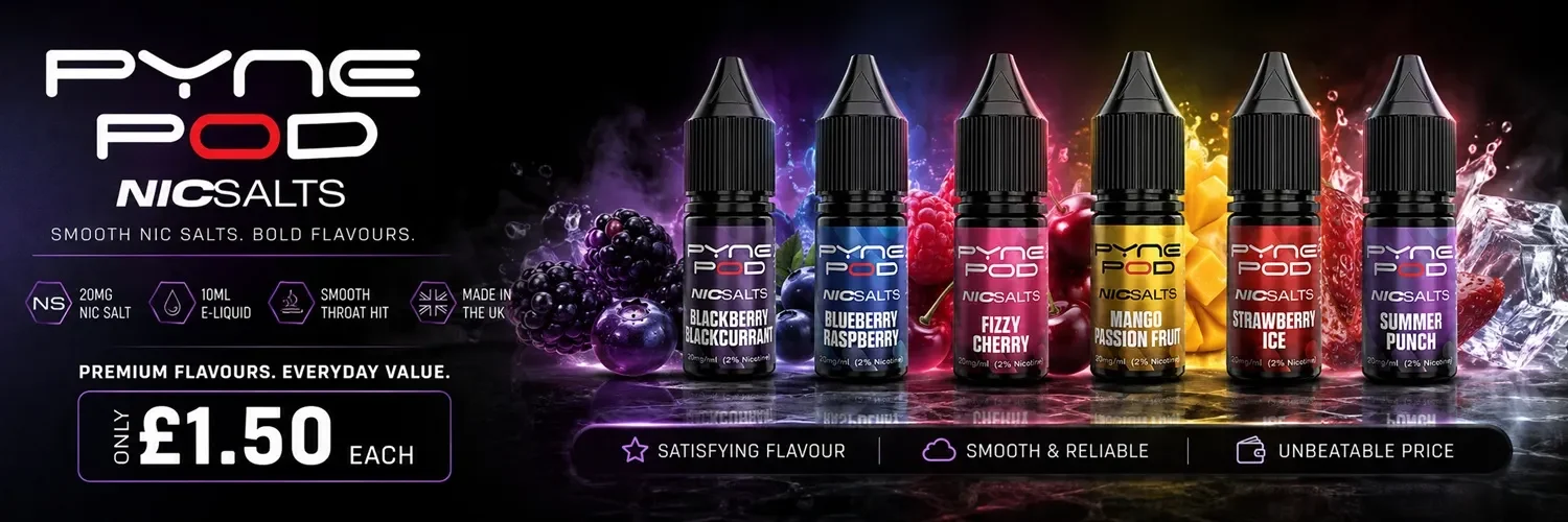 Pyne Pod Salts Promotion Banner